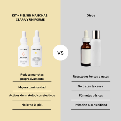 KIT - PIEL SIN MANCHAS: CLARA Y UNIFORME